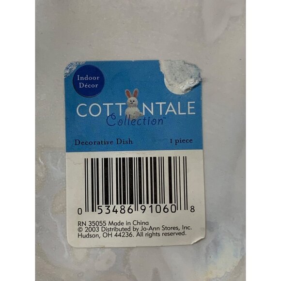 CottonTale Collection Decorative Dish Easter Spring Textured 8 Inch - Picture 5 of 6